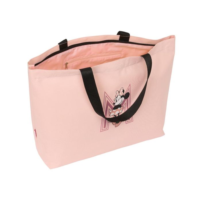 Big Shopping Safta Bag Minnie Mouse Blush 340x540X130 mm 3