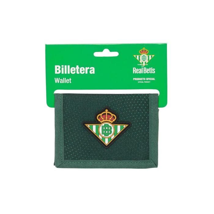 Billetera Safta Resistente Al Agua Real Betis Balompie 95x125x10 mm