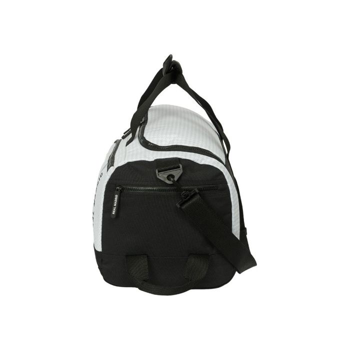 Bolso Bandolera Safta Blanco Negro 50 x 25 x 25 cm 2