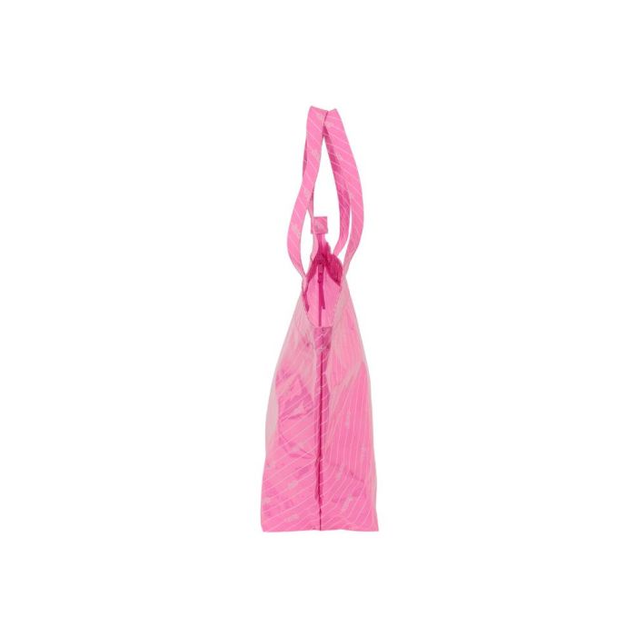 Bolsa Shopping Safta Barbie Logomania Rosa 350x540X170 mm 2