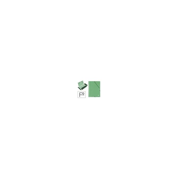 Carpeta Liderpapel Gomas Folio 3 Solapas Carton Simil Prespan Verde 10 unidades 1 Carpeta Liderpapel Gomas Folio 3 Solapas Carton Simil Prespan Verde 10 unidades 1