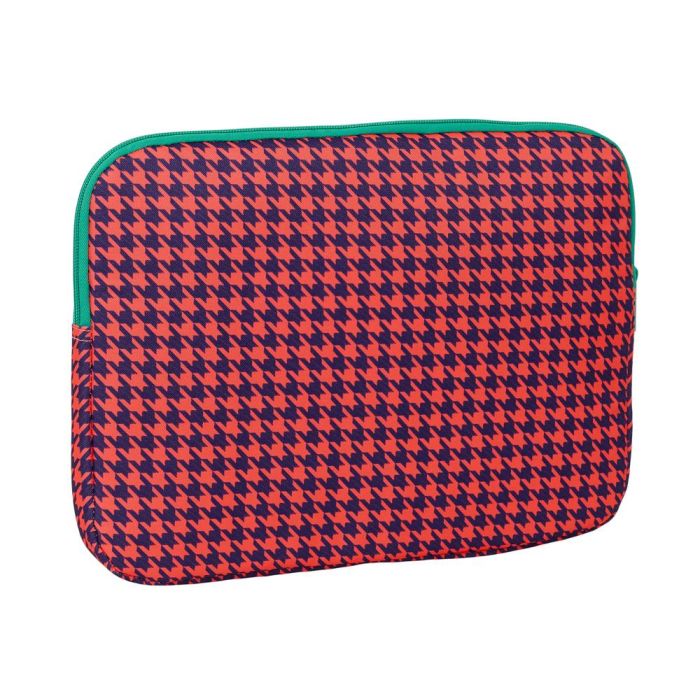 Funda Para Portatil 14'' Safta Nait Nait Pata De Gallo Coral 250x340X20 mm 1