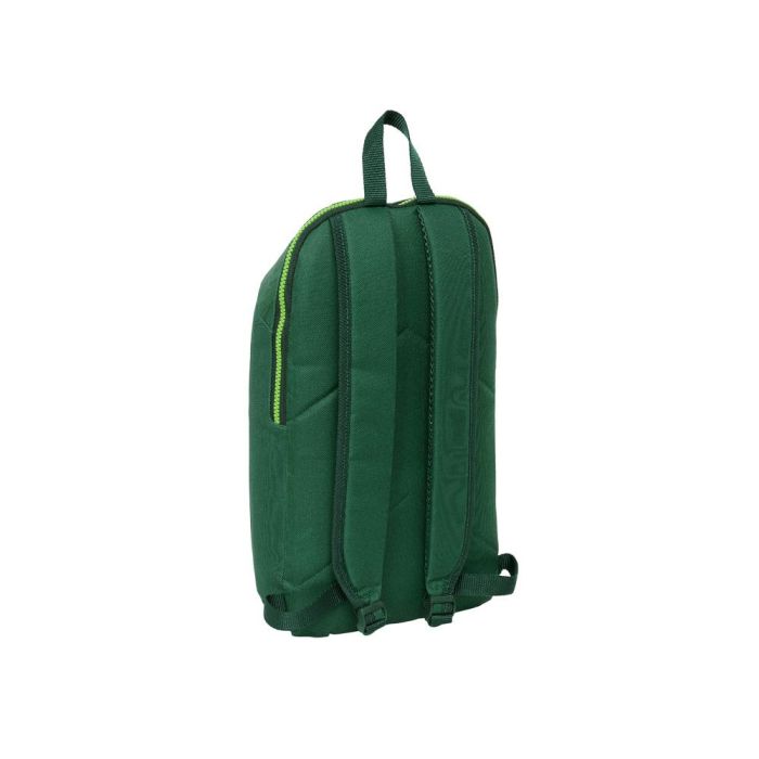 Mini Mochila Safta Con Cremallera Vertical Resistente Al Agua Real Betis Balompie 390x220X100 mm 1