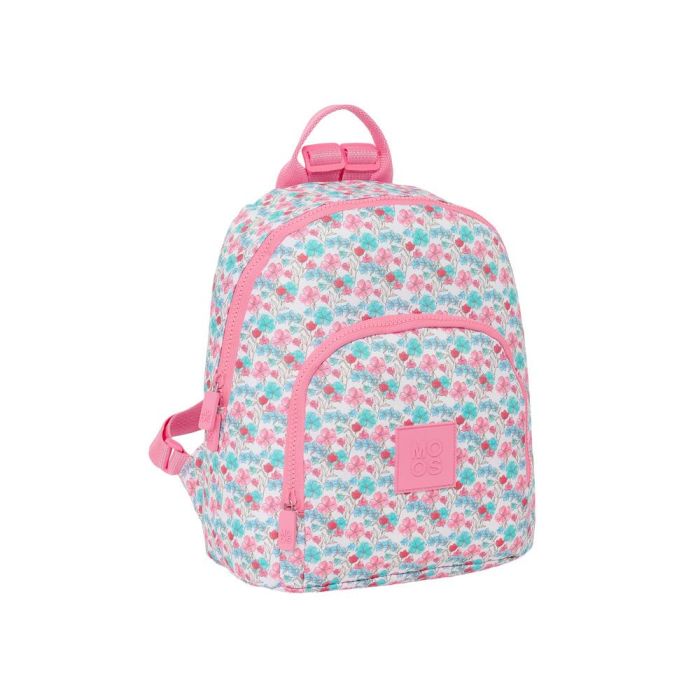 Mini Mochila Safta Reciclado Moos Floresistente 300x250x130 mm