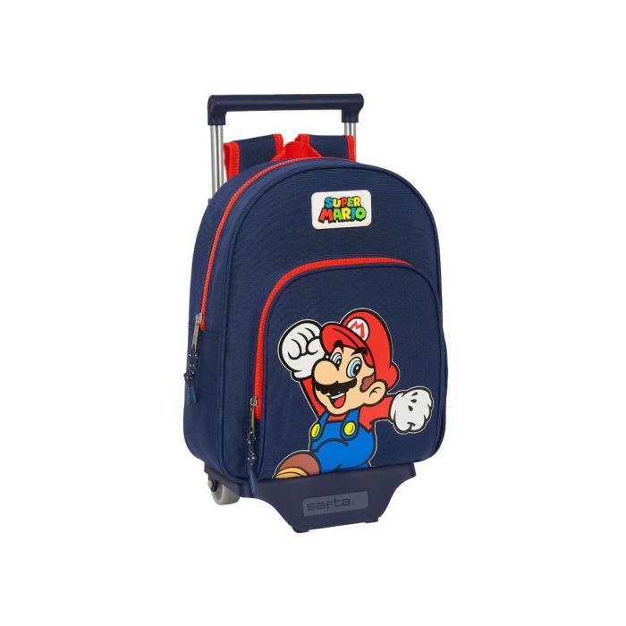 Mochila 609 Con Carro Safta 705 Super Mario World 340x280x100 mm