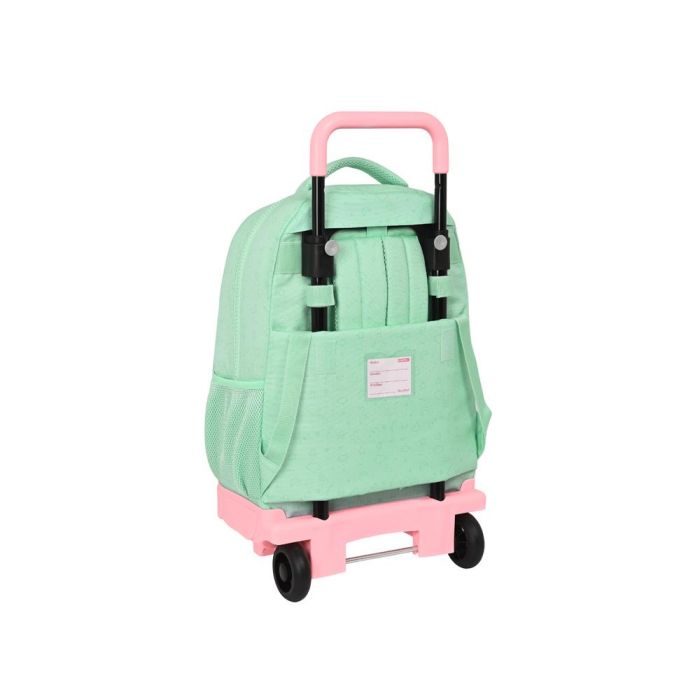 Mochila Escolar con Ruedas BlackFit8 Moon Verde 33 x 45 x 22 cm 1