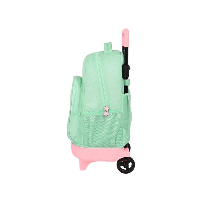 Mochila Escolar con Ruedas BlackFit8 Moon Verde 33 x 45 x 22 cm 2