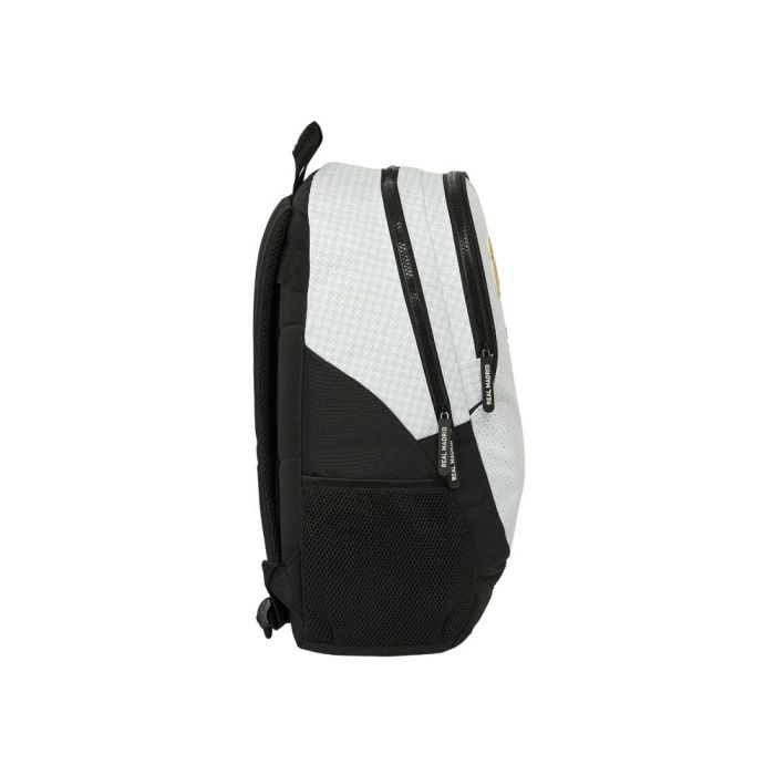 Mochila Escolar Real Madrid C.F. 24/25 Blanco Gris 32 x 44 x 16 cm 2