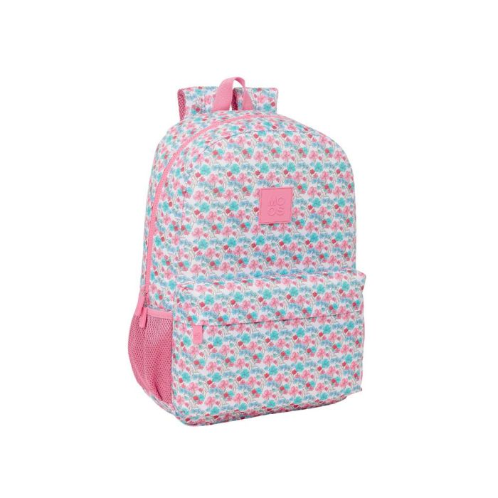 Mochila Safta Adaptada Carro Reciclado Moos Floresistente 460x300x140 mm