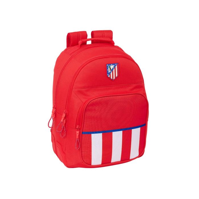 Mochila Safta Doble Con Cantoneras Adaptable A Carro Atletico De Madrid 420x320x150 mm