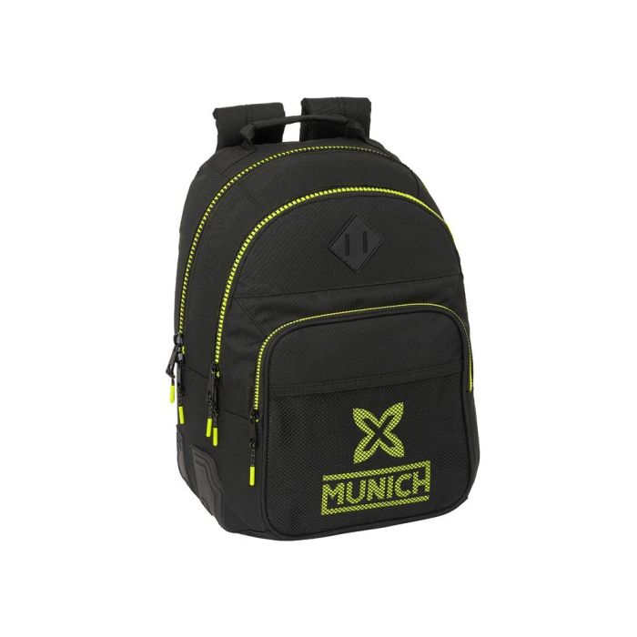 Mochila Safta Doble Con Cantoneras Adaptable A Carro Munich Beat 420x320x150 mm