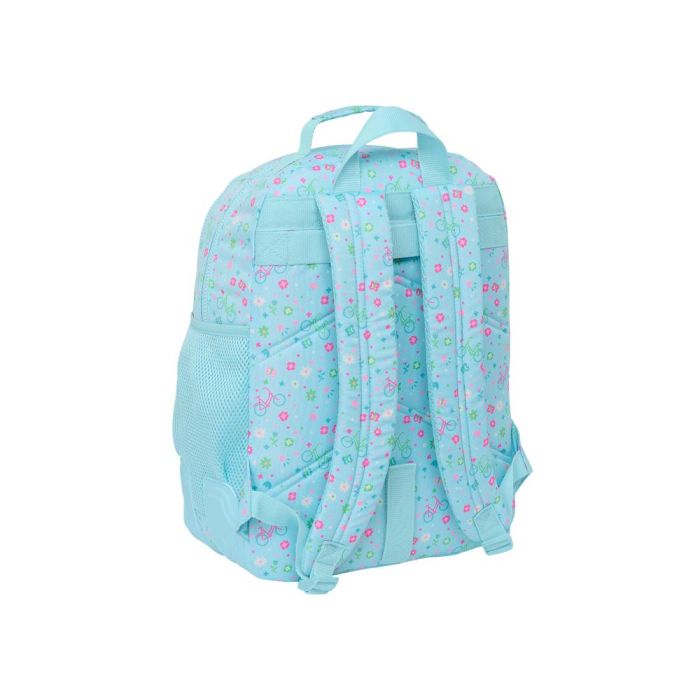 Mochila Safta Doble Con Cantoneras Adaptable A Carro Reciclado Safta Bicicleta 420x320X150 mm 1