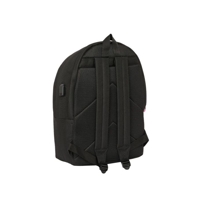 Mochila para Portátil y Tablet con Salida USB Kings League +usb kings league Negro 31 x 44 x 18 cm 1