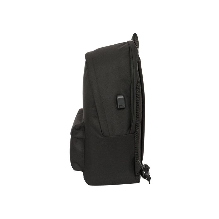 Mochila para Portátil y Tablet con Salida USB Kings League +usb kings league Negro 31 x 44 x 18 cm 2