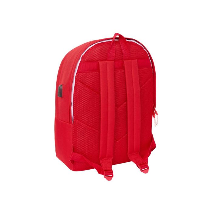 Mochila Safta Doble Para Portatil 15,6-' + Usb Sevilla F.C. Corporativa 440x310X180 mm