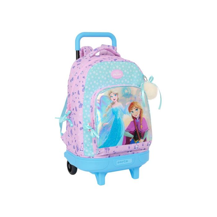 Mochila Safta Grande Con Ruedas Compact Extraible Frozen Ii Cool Days 450x330x220 mm