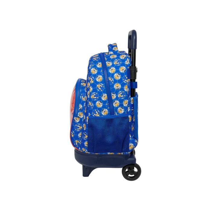 Mochila Escolar con Ruedas Sonic Prime Azul 33 x 45 x 22 cm 2