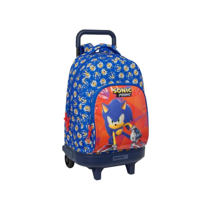 Mochila gde. c/ruedas compact extraible sonic "prime" 33x45x22 cm