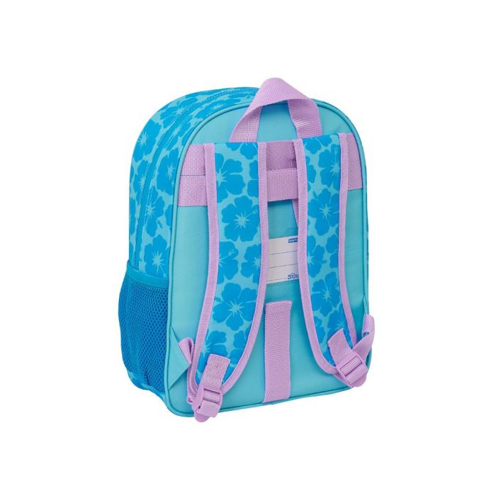 Mochila Safta Infantil Adaptable A Carro Stitch Hawaii 340x260X110 mm 1