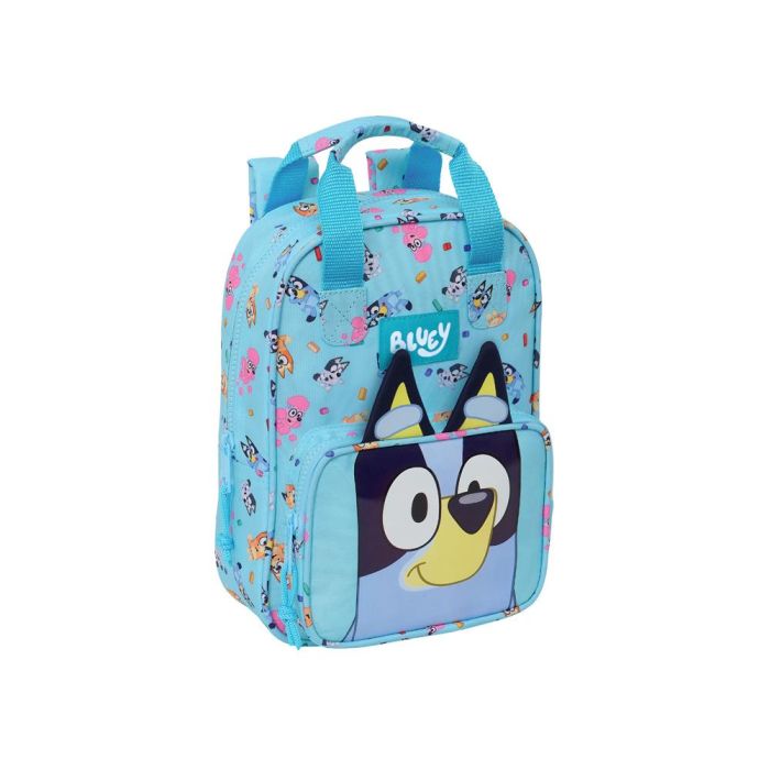 Mochila Safta Infantil Con Asas Adaptable A Carro Bluey 280x200x80 mm