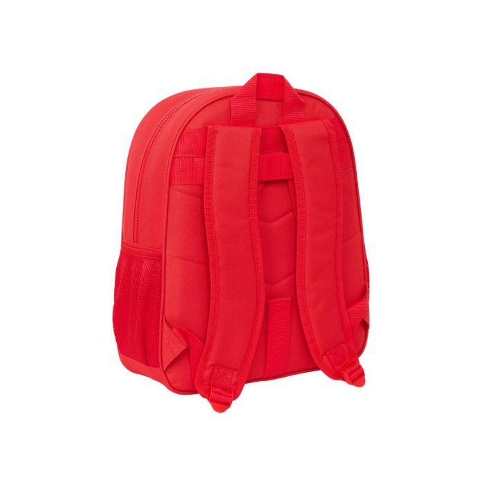 Mochila Safta Junior Adaptable A Carro Atletico De Madrid 380x320X120 mm 1