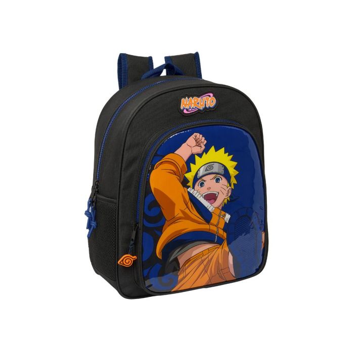 Mochila junior adapt.carro naruto "ninja" 32x38x12 cm