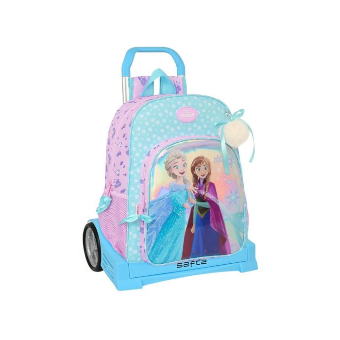 Mochila Safta Mod. 180 Con Carro Evolution Frozen Ii Cool Days 420x330x140 mm