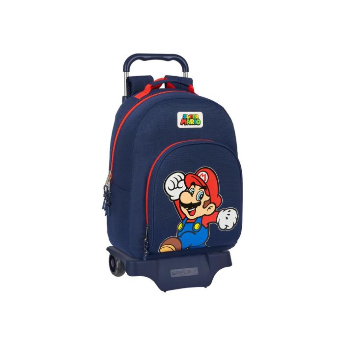 Mochila Safta Mod. 305 Con Carro 905 Super Mario World 420x320x150 mm