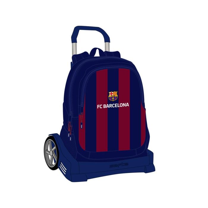 Mochila Safta Mod. 665 Con Carro Evolution F.C. Barcelona 440x320x160 mm