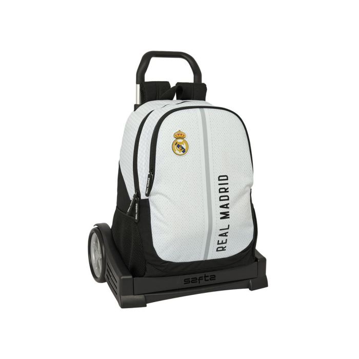 Safta Mochila 665+Carro Evolution Real Madrid 1ª Equip. 24-25