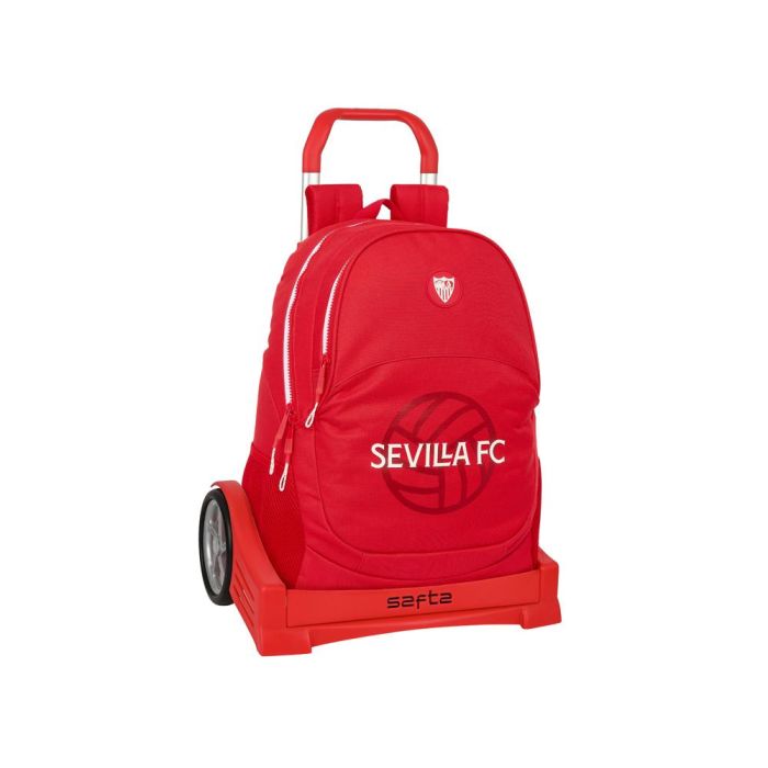 Mochila Safta Mod. 665 Con Carro Evolution Sevilla F.C. Corporativa 440x320x160 mm