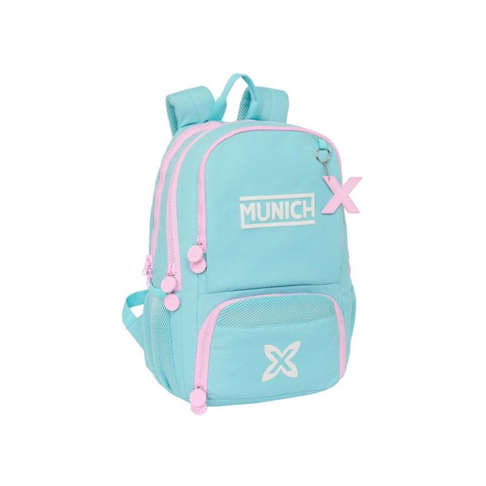 Mochila Escolar Munich Heaven Celeste 30 x 42 x 17 cm