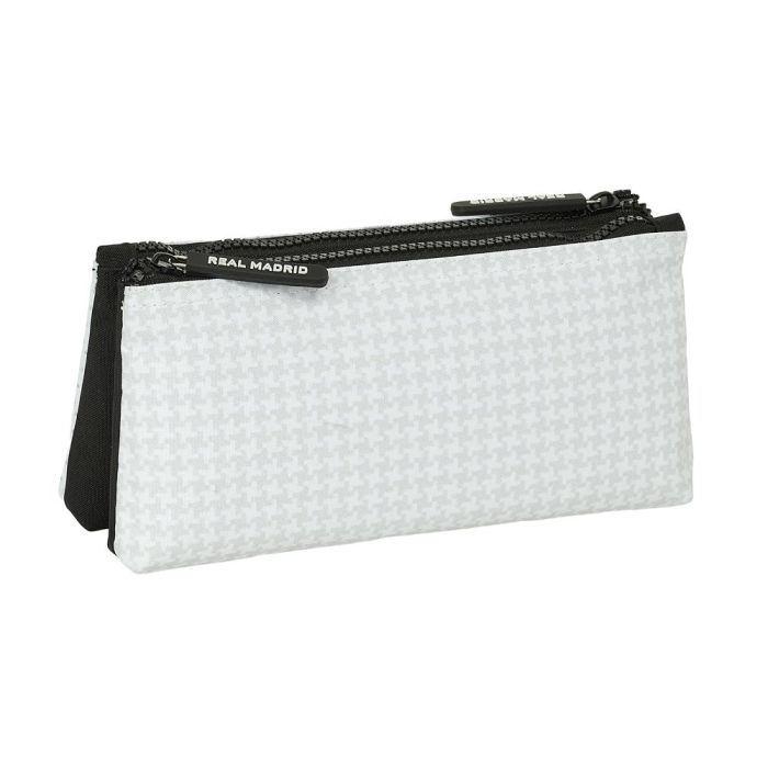 Neceser de Viaje Real Madrid C.F. Blanco Gris Deportivo 22 x 10 x 8 cm 1