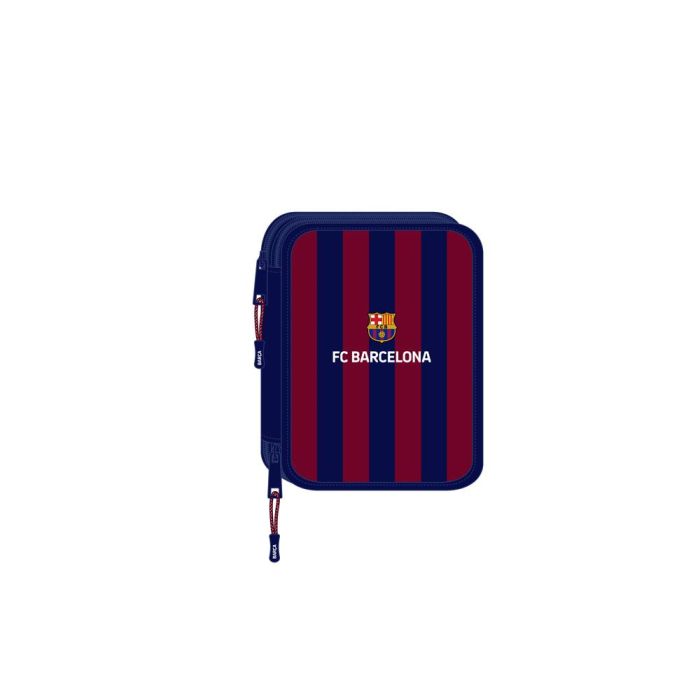 Plumier Escolar Safta Doble Grande 56 Piezas F.C. Barcelona 248x195X45 mm