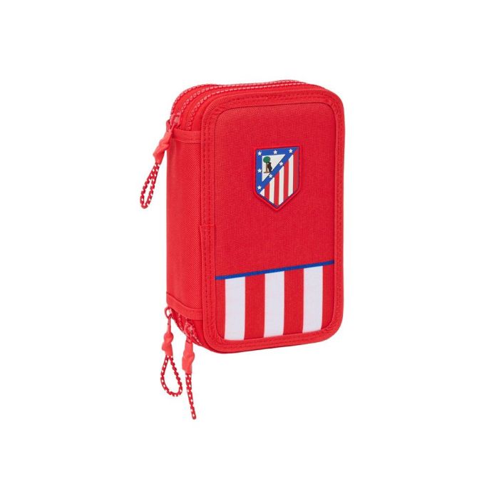 Plumier Escolar Safta Triple 36 Piezas Atletico De Madrid 195x125x55 mm