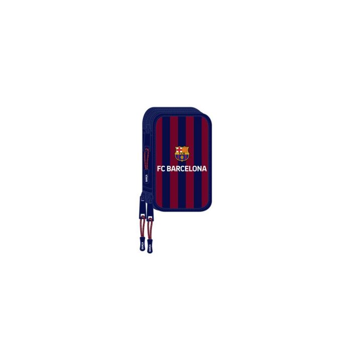 Plumier Escolar Safta Triple 36 Piezas F.C. Barcelona 195x125x55 mm