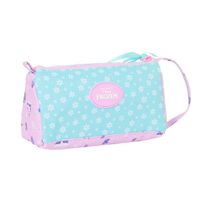 Bolso Escolar Portatodo Safta Con Bolsillo Desplegable Lleno Frozen Ii Cool Days 110x200X85 mm 1