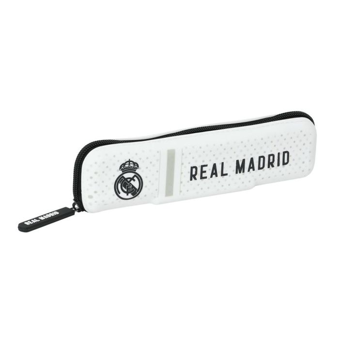 Bolso Escolar Portatodo Safta Estrecho Silicona Real Madrid 1 Equipacion 24-25 55x200x20 mm