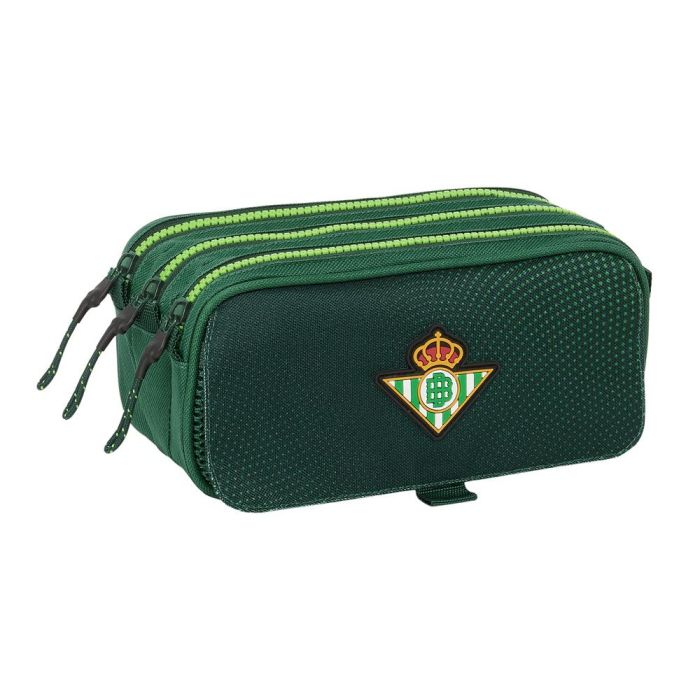 Bolso Escolar Portatodo Safta Triple Big Resistente Agua Real Betis Balompie 100x215x80 mm