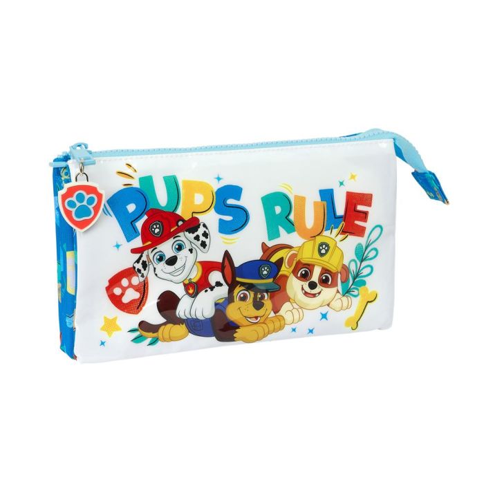 Bolso Escolar Portatodo Safta Triple Paw Patrol Pups Rule 120x220x30 mm