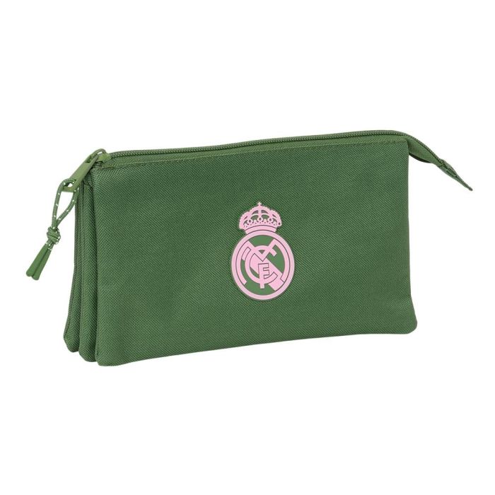 Bolso Escolar Portatodo Safta Triple Real Madrid Girl 120x220x30 mm