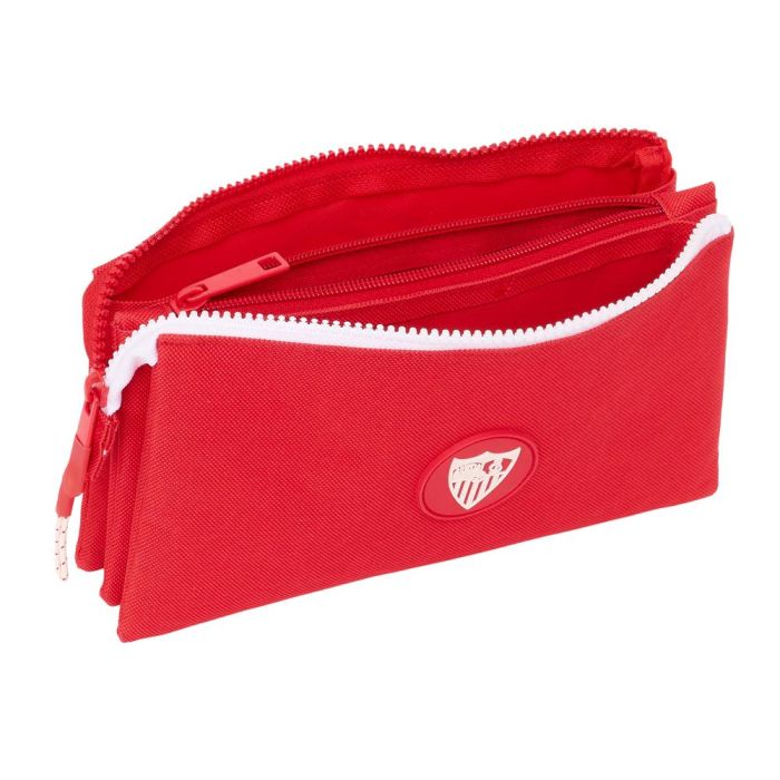 Bolso Escolar Portatodo Safta Triple Sevilla F.C. Corporativa 120x220X30 mm 2