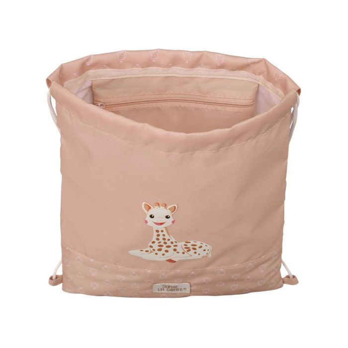 Saco Plano Safta Junior Reciclado Y Repelente Agua Sophie La Girafe Cookie 340x260X10 mm 3