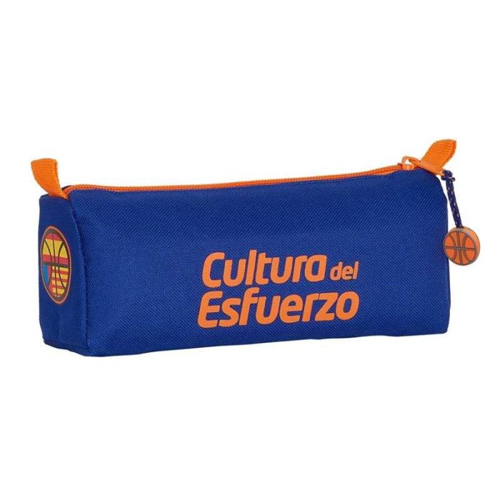 Safta Portatodo Valencia Basket 21x8x7cm Azul y Naranja 5