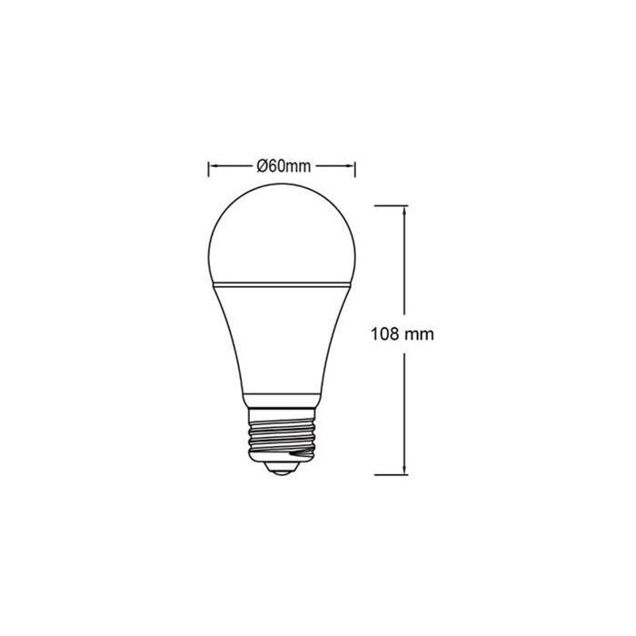 Lámpara Led Prisma Bulbo E27 Transparente De 10,5W 3000K PANASONIC-PANALIGHT LDAHV11LCE 1