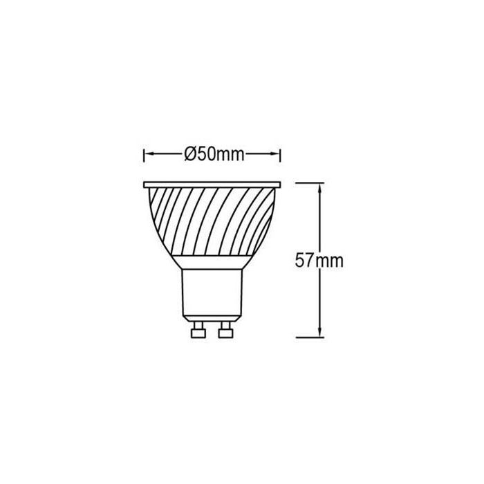 Lámpara Led Dicroica Dimm Gu10 De 7W 4000K Pack De 4 PANASONIC-PANALIGHT LDRHV9L40WG102DPL-4x 2