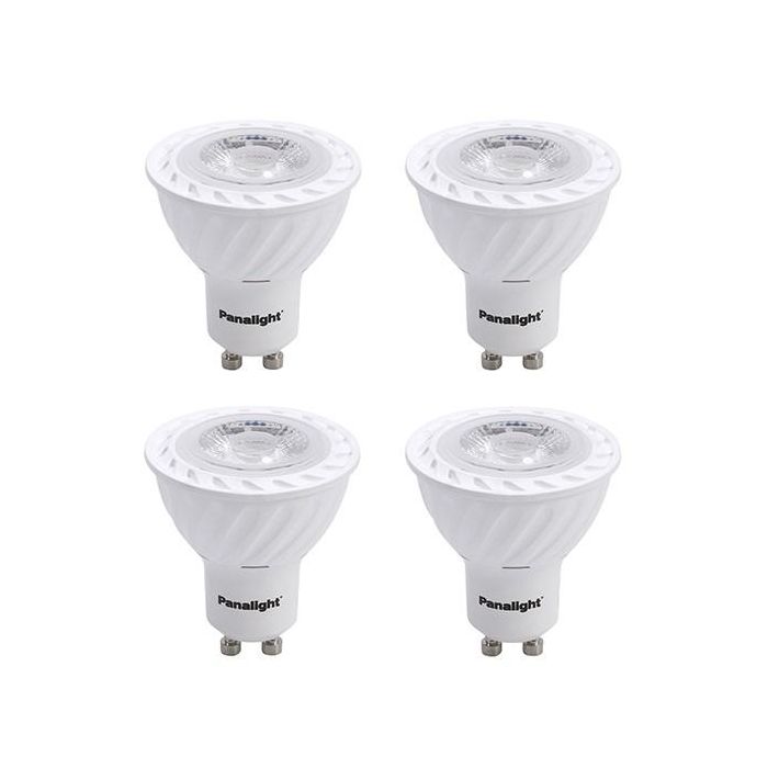 Lámpara Led Dicroica Dimm Gu10 De 7W 4000K Pack De 4 PANASONIC-PANALIGHT LDRHV9L40WG102DPL-4x