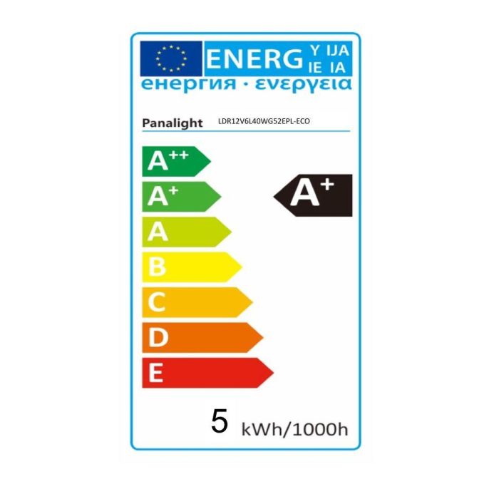 Lámpara Led Dicroica Gu5.3 De 5W 4000K Pack De 4 PANASONIC-PANALIGHT LDR12V6L40WG52EPL-ECO-4x 3