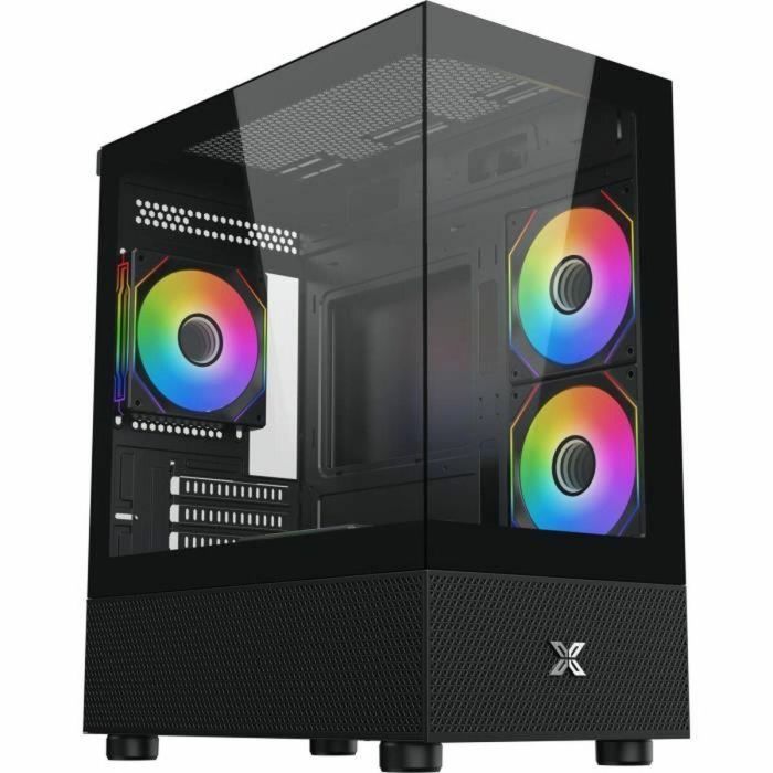 XIGMATEK XIG1732153879593 Caja PC Alphard M Mini torre M-ATX con Vidrio Templado y ARGB Negro