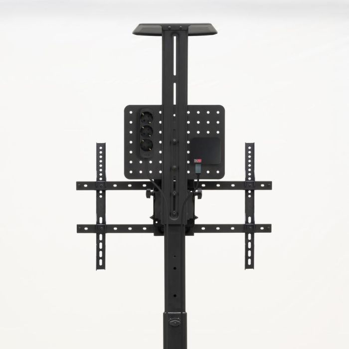 TooQ FS1184M-B Soporte de Suelo con Ruedas para TV 37-70" hasta 70kg, Altura Ajustable y Rotación 90°, Negro 5 TooQ FS1184M-B Soporte de Suelo con Ruedas para TV 37-70" hasta 70kg, Altura Ajustable y Rotación 90°, Negro 5